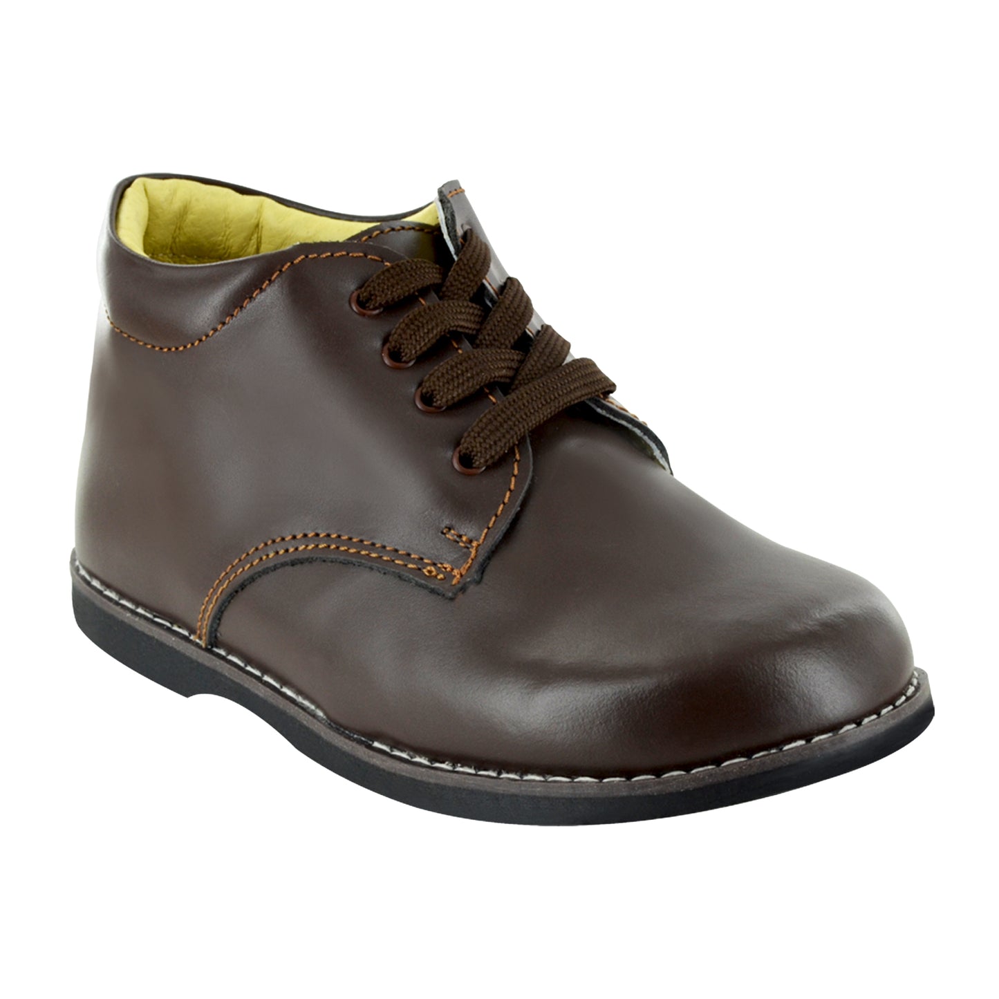 ZAPATO EN PIEL BEBÉ 200 CAFÉ