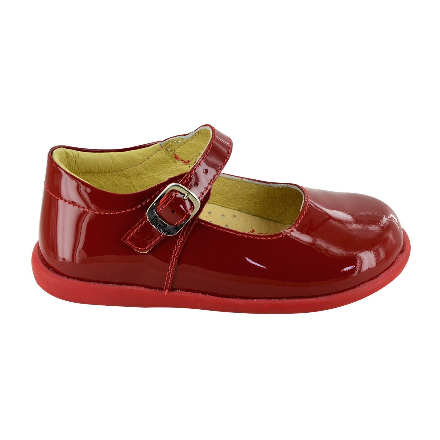 ZAPATO EN PIEL BEBÉ 342 CHAROL ROJO