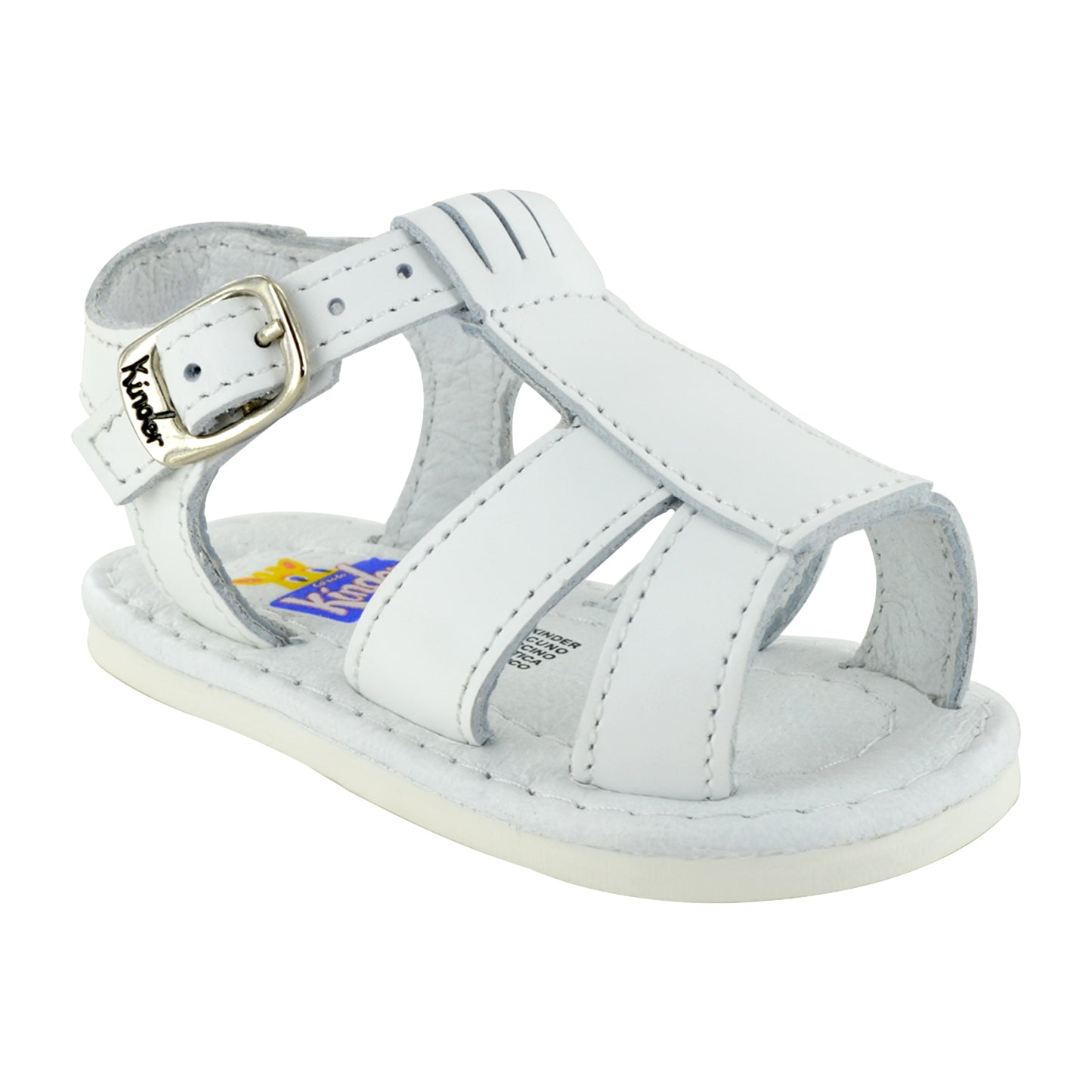 HUARACHE EN PIEL BEBÉ 4376 BLANCO
