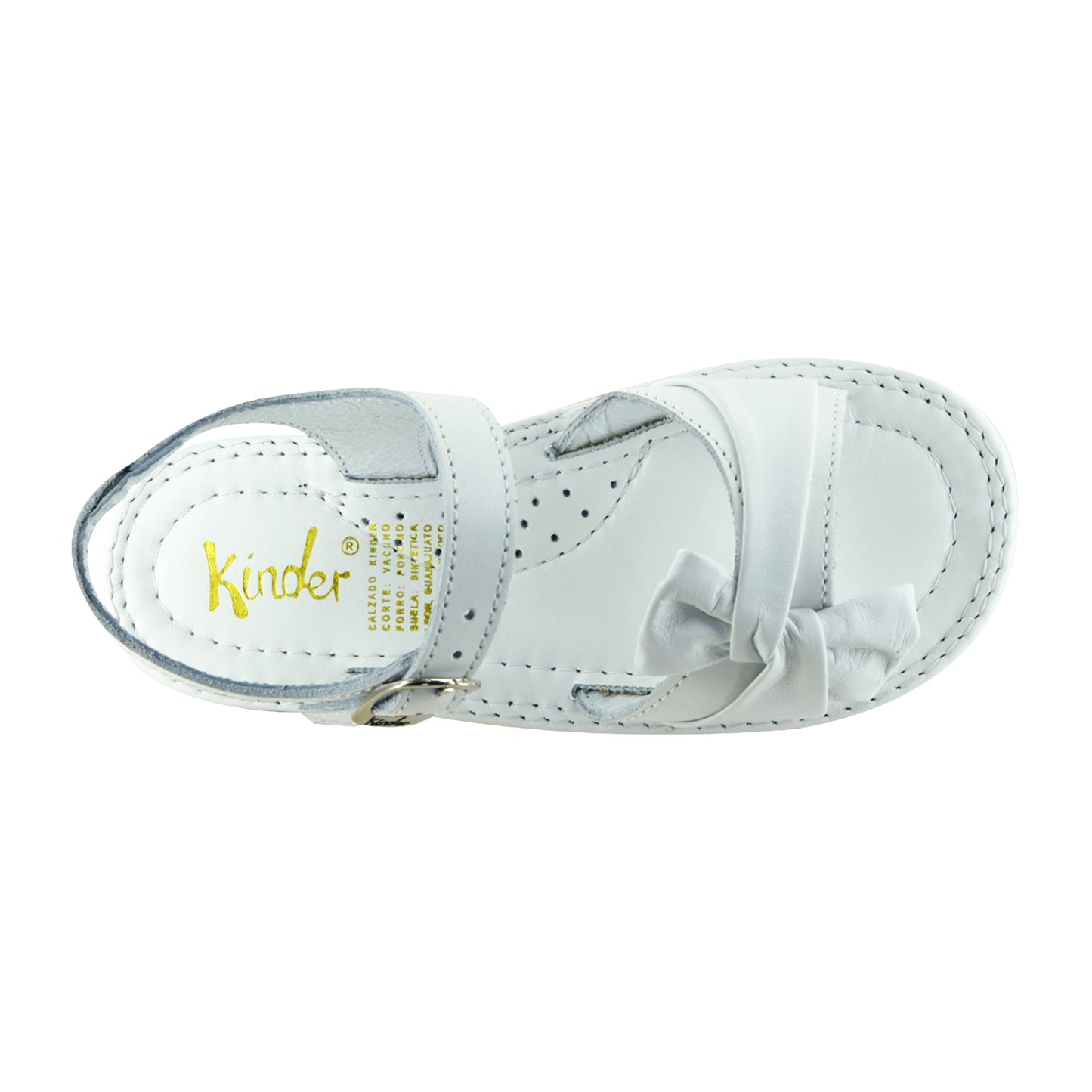 HUARACHE EN PIEL 6021 BLANCO