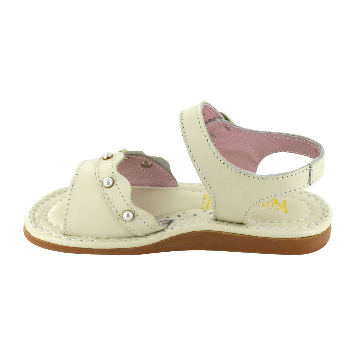 HUARACHE EN PIEL 6608 HUESO