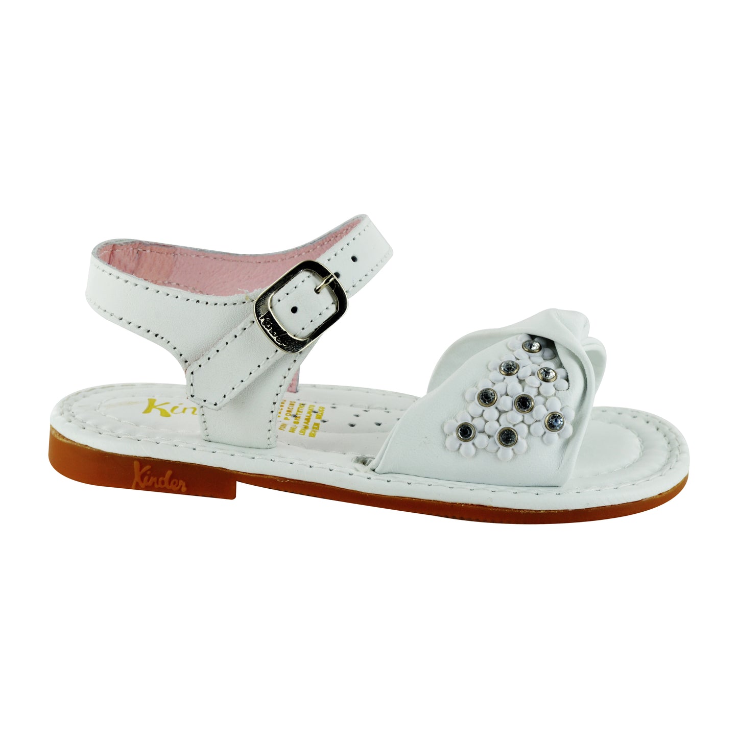 HUARACHE EN PIEL 6639 BLANCO