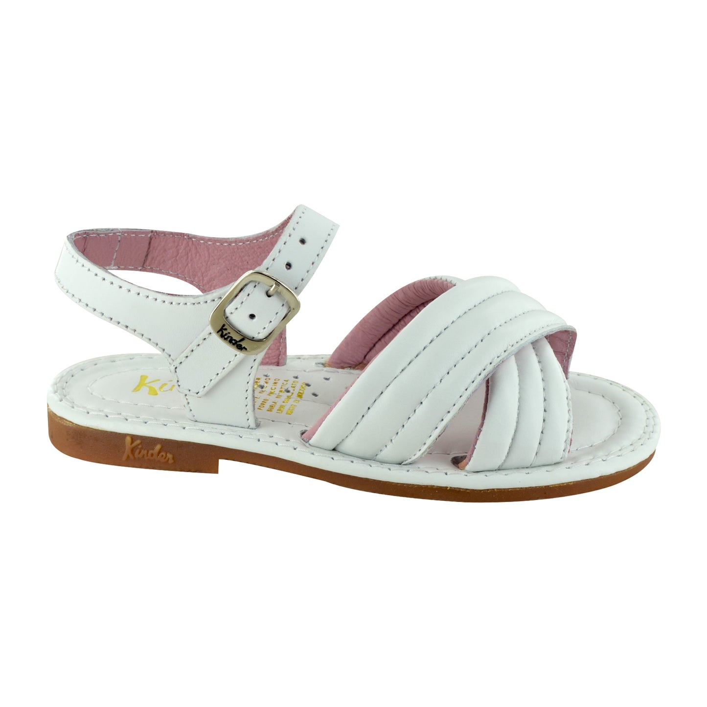 HUARACHE EN PIEL 6644 BLANCO