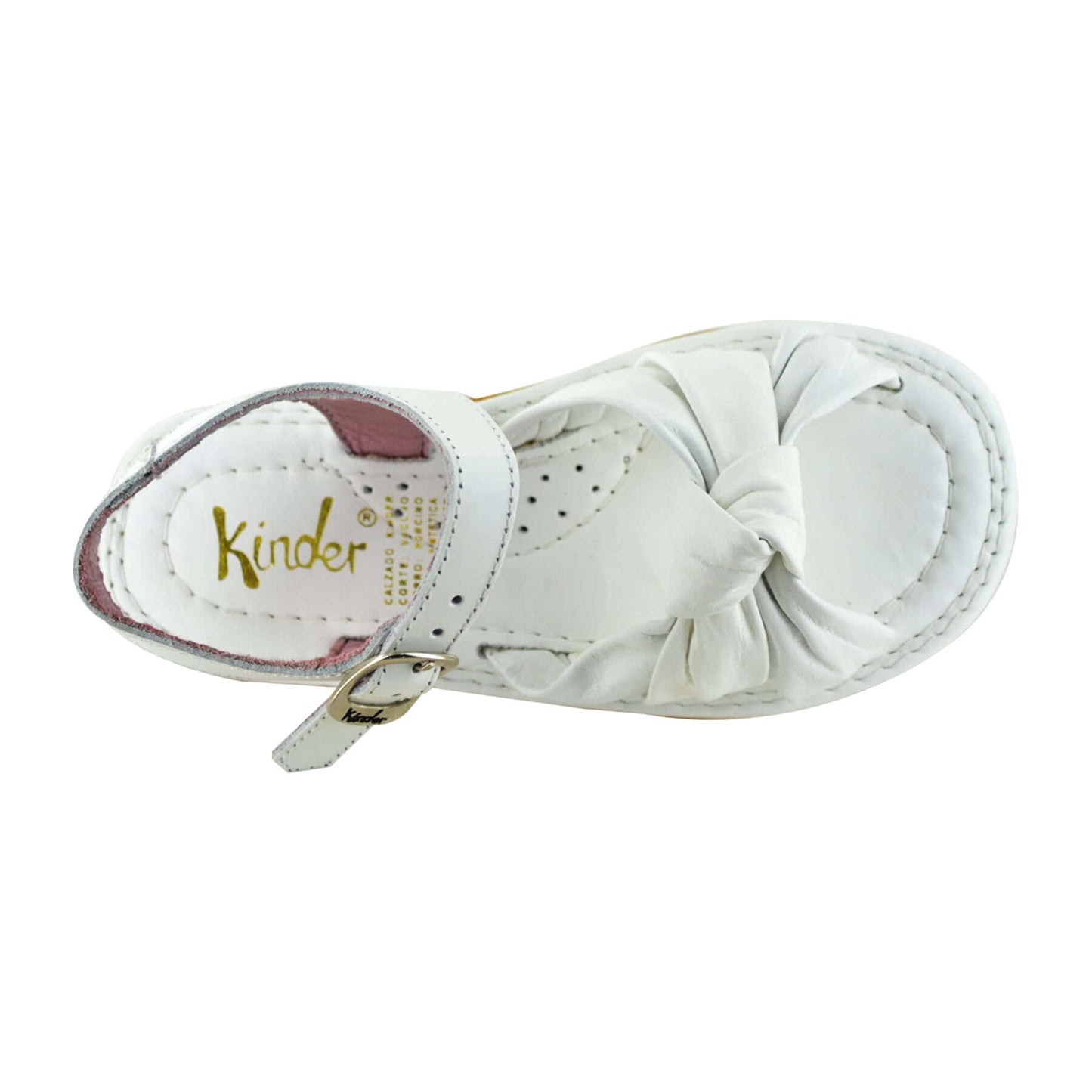 HUARACHE EN PIEL 6647 BLANCO