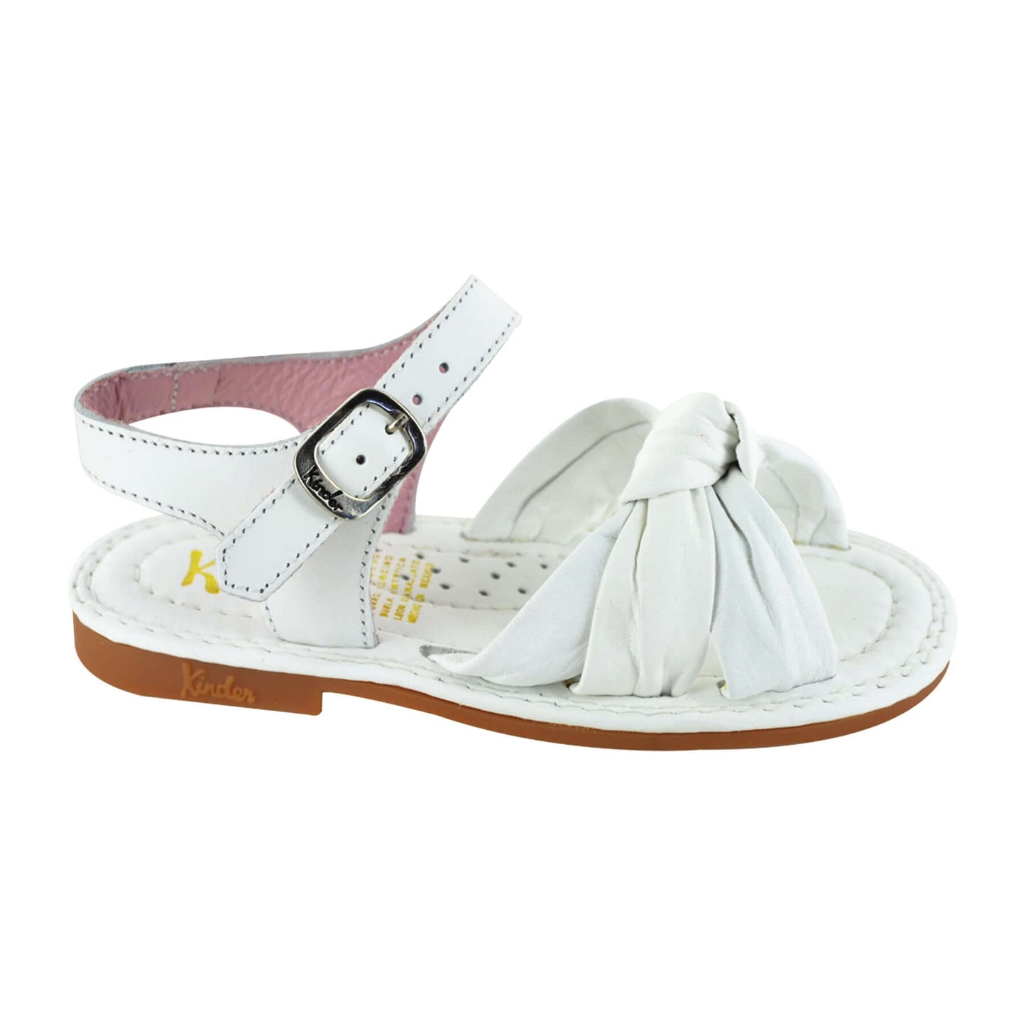 HUARACHE EN PIEL 6647 BLANCO