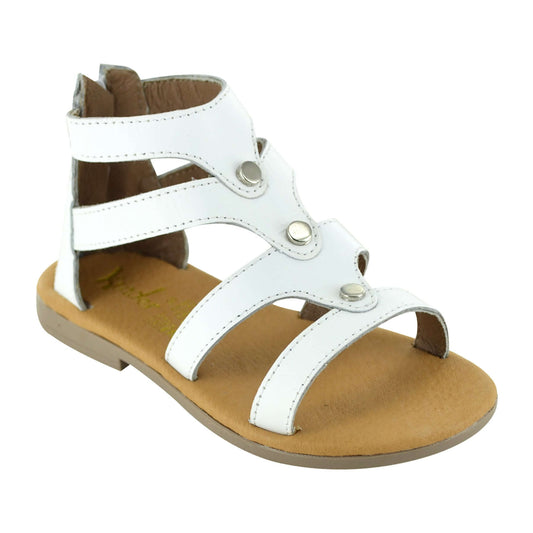 HUARACHE EN PIEL 7901 BLANCO