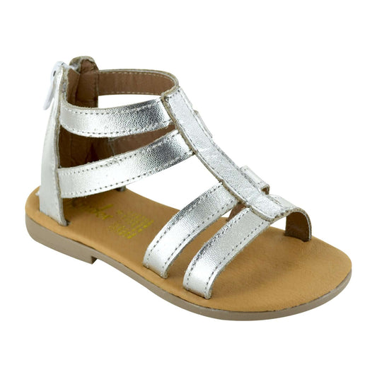 HUARACHE EN PIEL 7903 PLATA