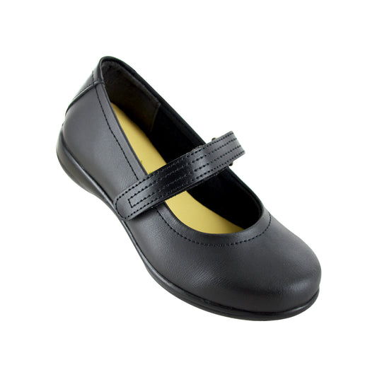 ZAPATO ESCOLAR EN PIEL 8605 NEGRO