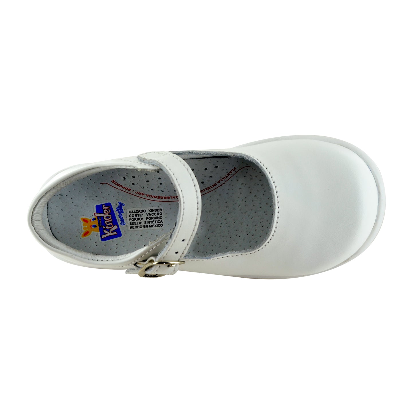 ZAPATO EN PIEL BEBÉ 342 BLANCO