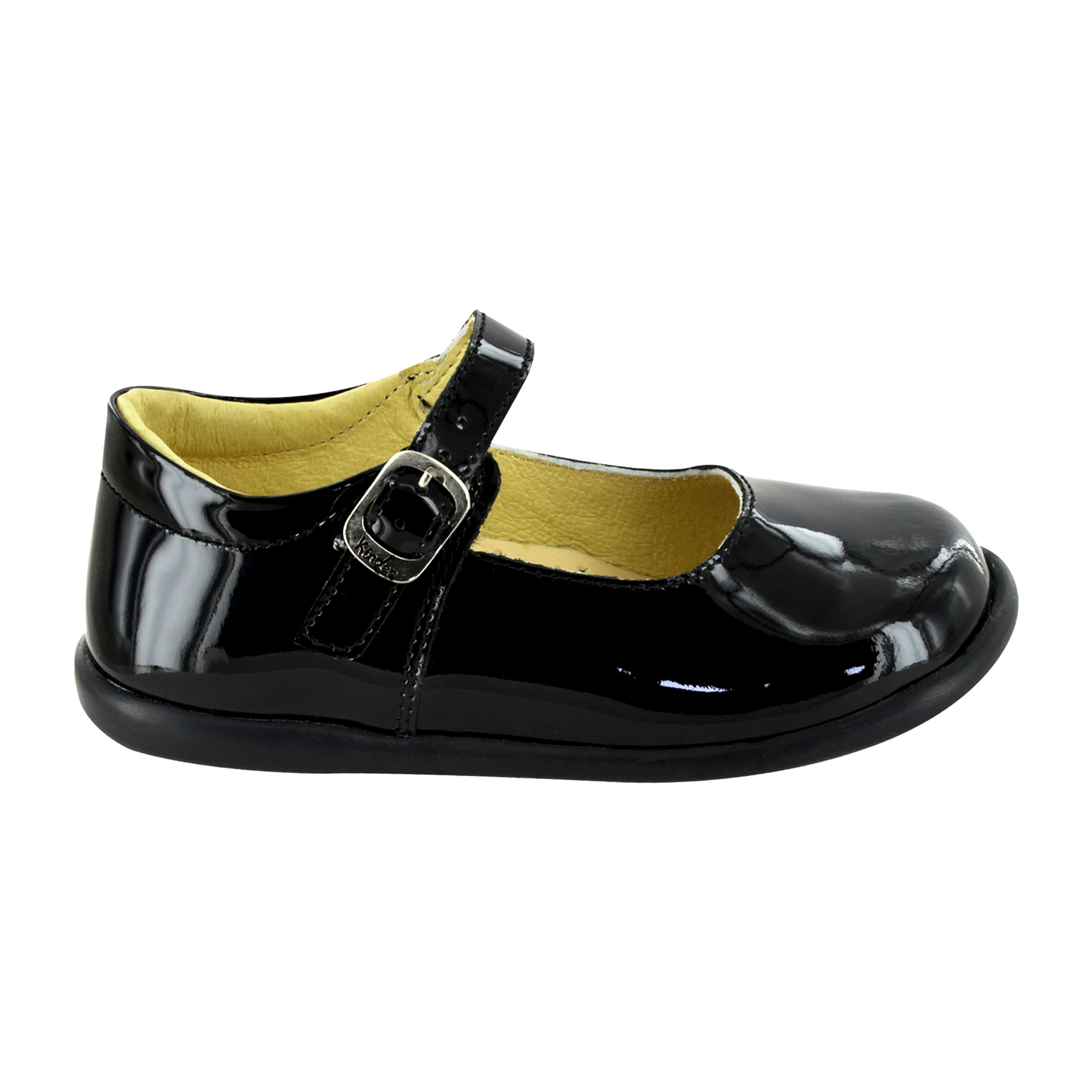 ZAPATO EN PIEL BEBÉ 342 CHAROL NEGRO