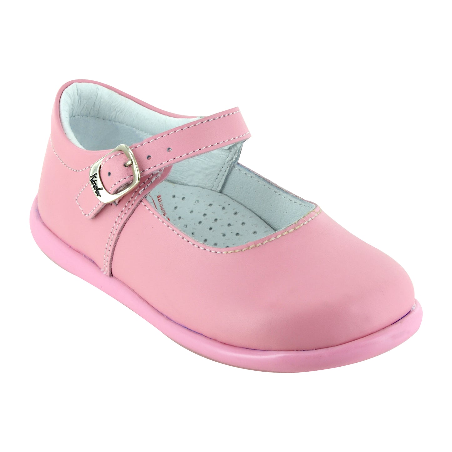 ZAPATO EN PIEL BEBÉ 342 ROSA