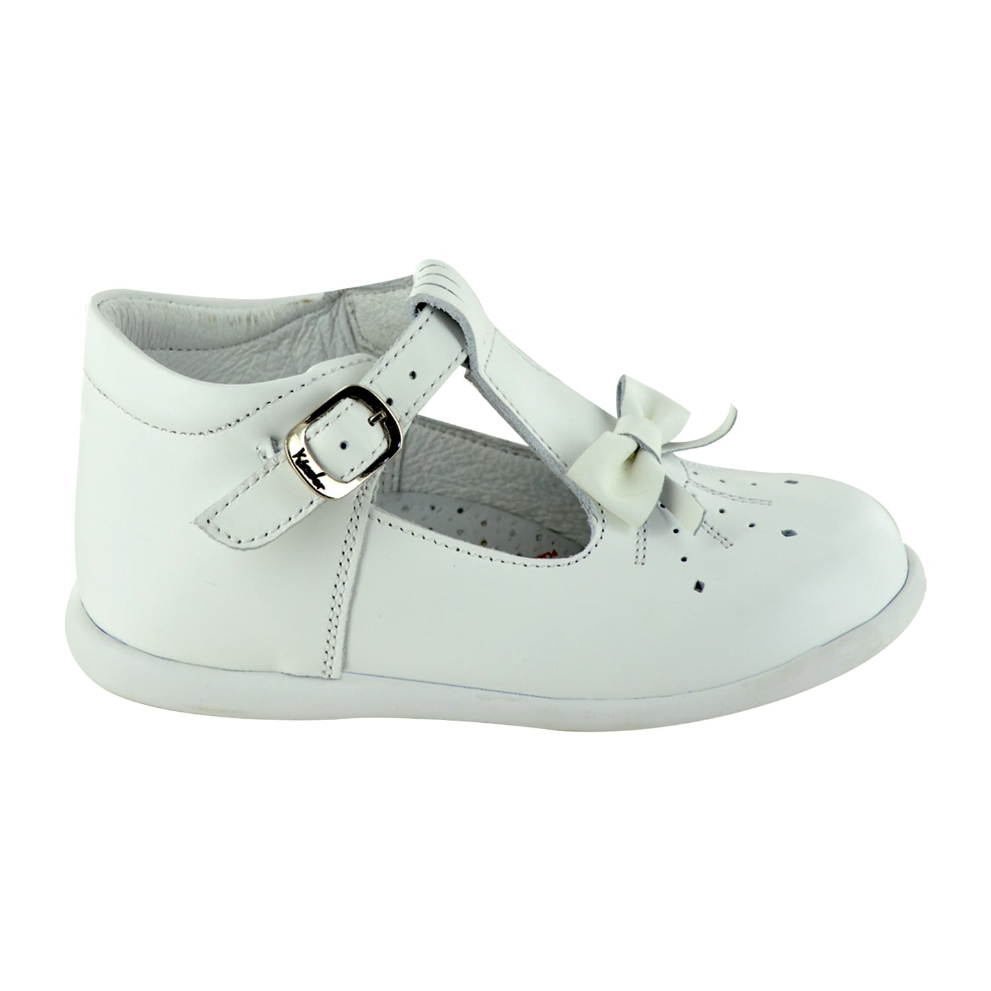 ZAPATO EN PIEL BEBÉ 383 BLANCO