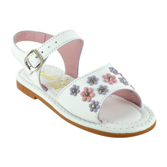 SANDALIA MIAMI 6631 FLORES BCO. MULTICOLOR