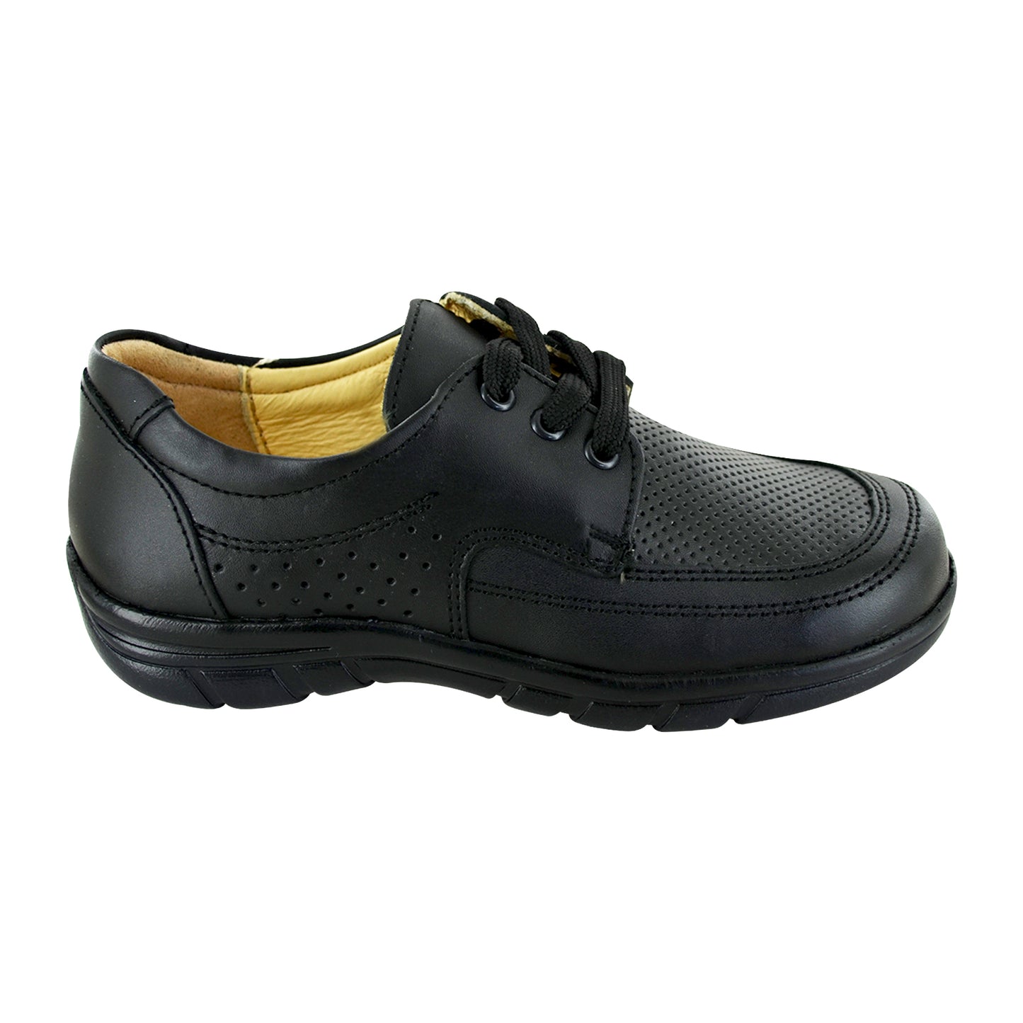 ZAPATO ESCOLAR EN PIEL 8404 NEGRO